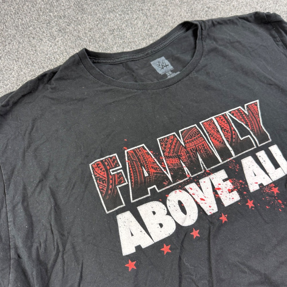WWE Family Above All T-Shirt 3X Black Roman Reigns Bloodline Mens